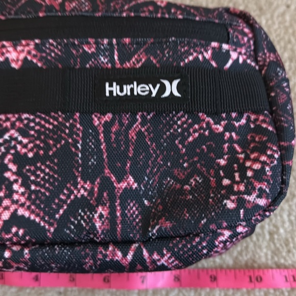 NWT Hurley dopp kit travel toiletry bag in vivid pink snake print - Picture 2 of 9